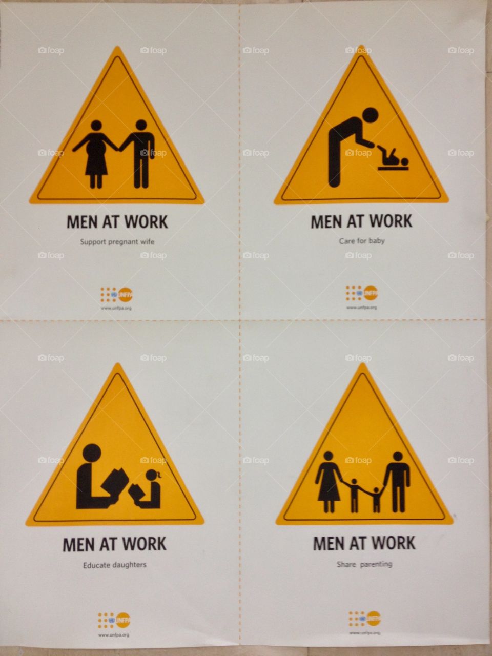 UNFPA promoting Men at Work