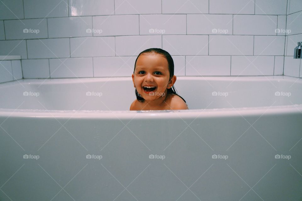 Bath Time Happiness