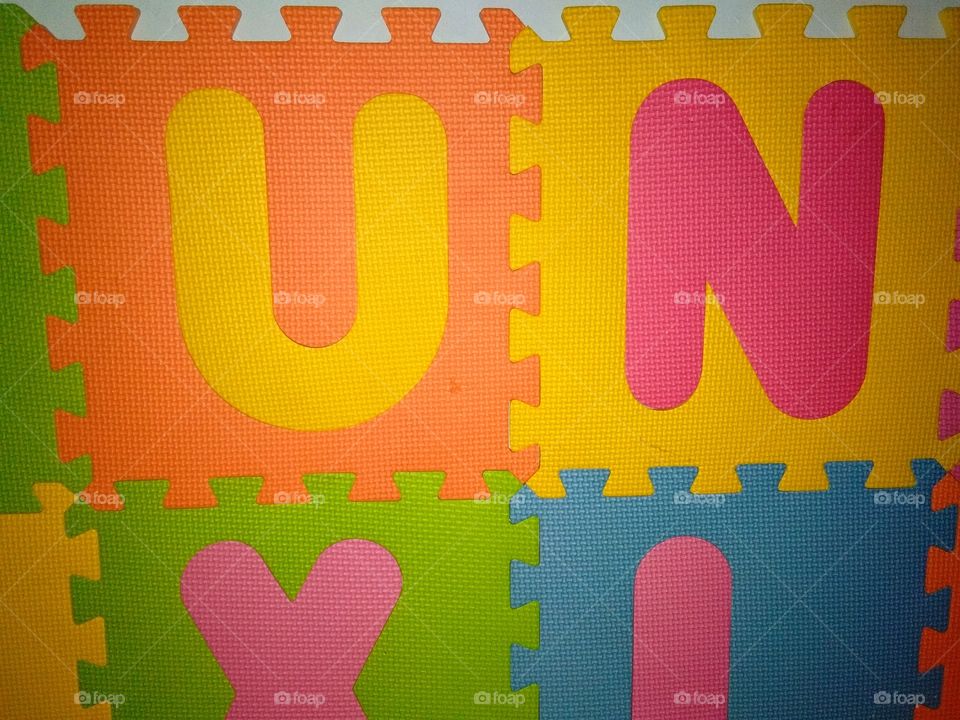 Letters and Puzzles around your little one.