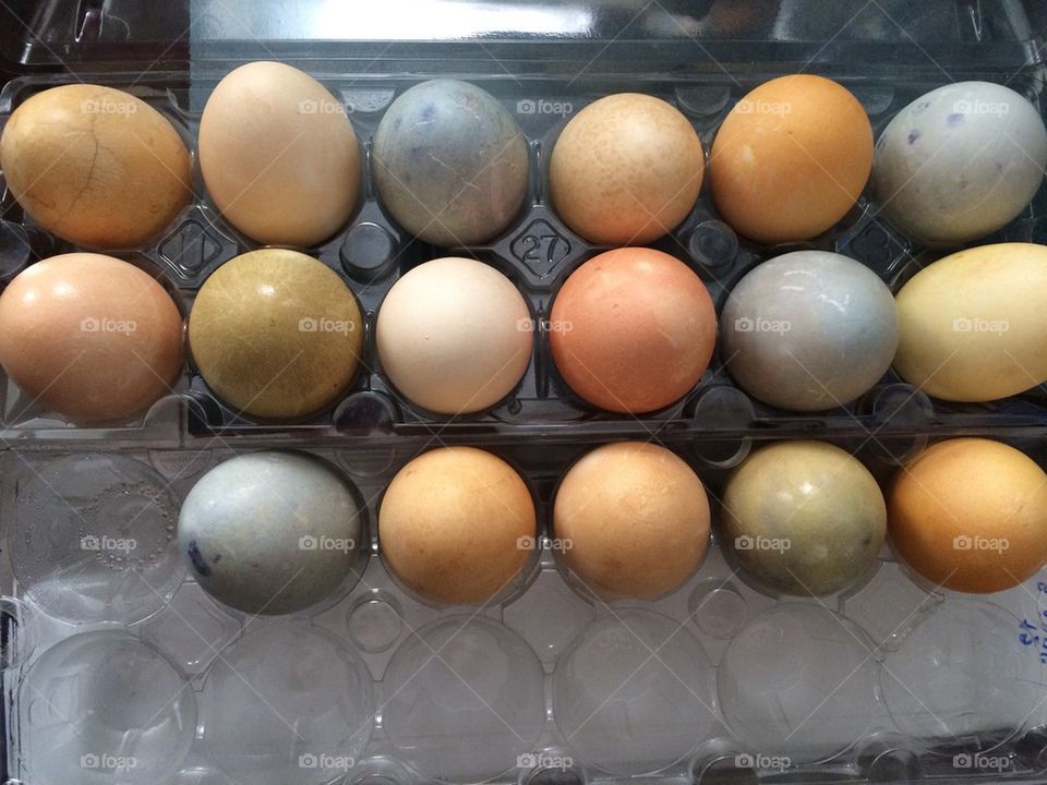 Naturally Dyed Eggs