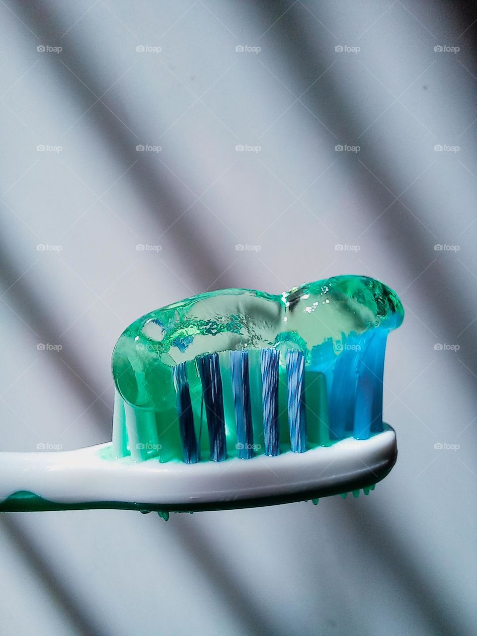 green toothpaste