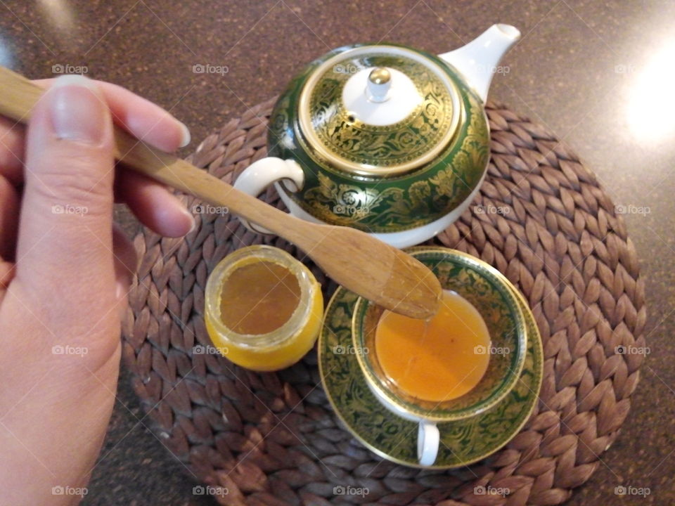 green! tea service