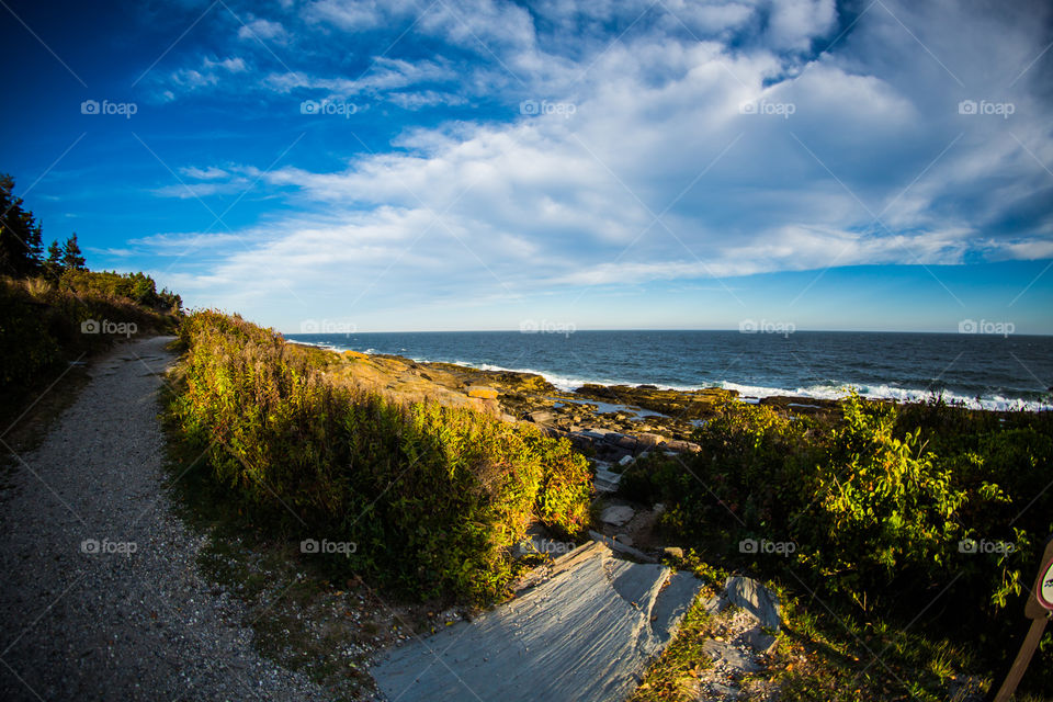 Portland Maine ocean view 