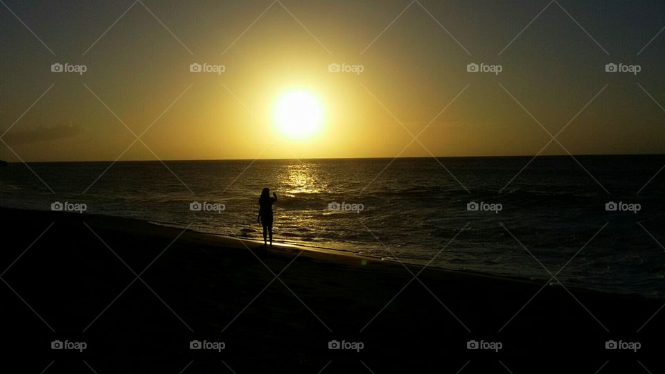 Myself capturing the sunset 💛