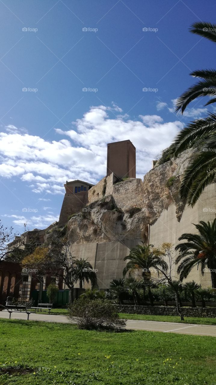 walking around cagliari