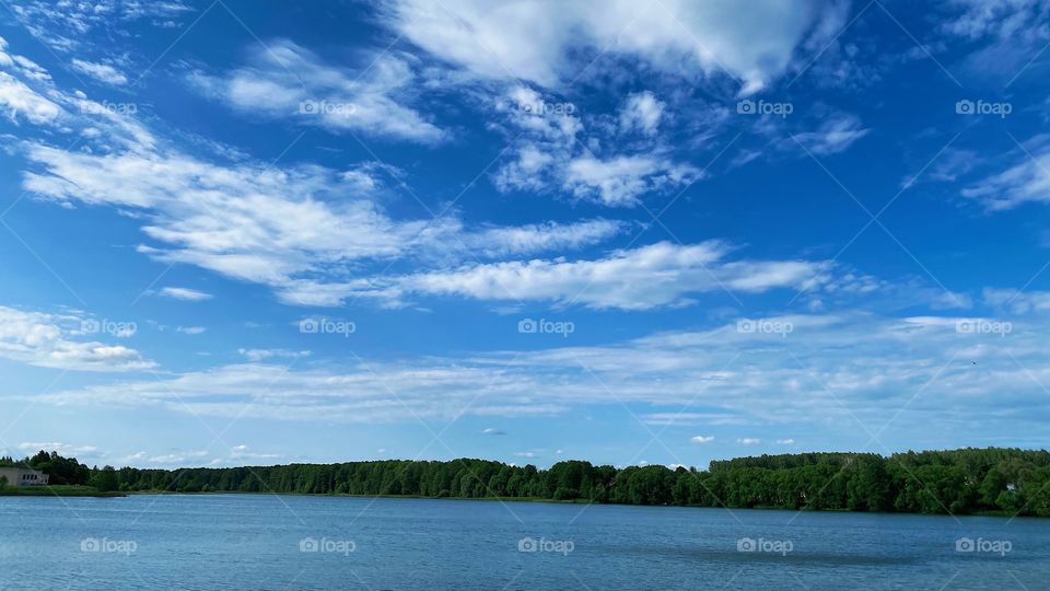 Summer day on the lake