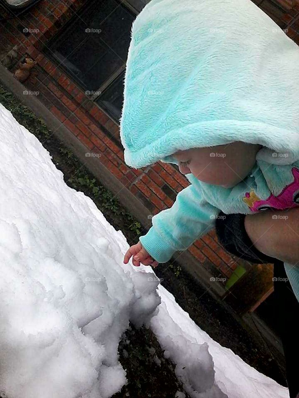 Little Girl's First Snow