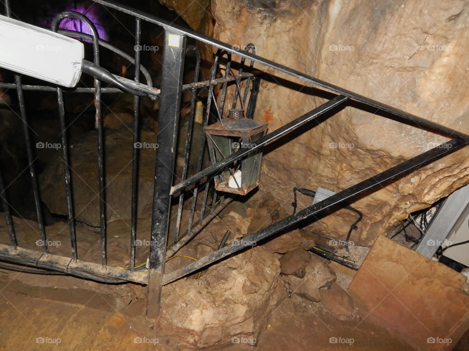 Poole carvern mining lamp