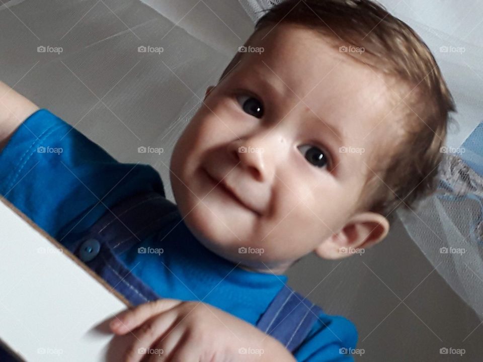 A inocência no olhar de um bebê