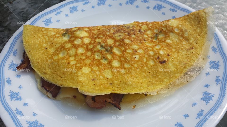 Bacon & Cheese Omelet