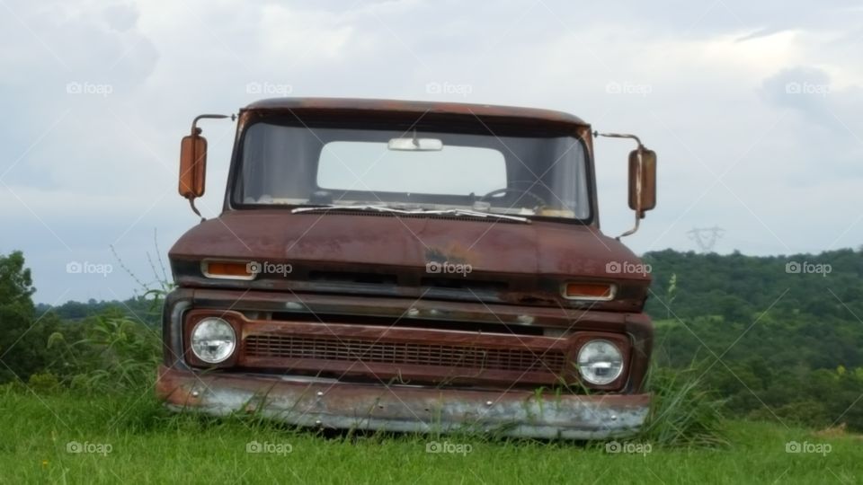 old pickup truck