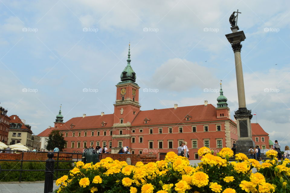 Zamek Królewski w Warszawie letem/ Royal Castle in Warsaw in summer