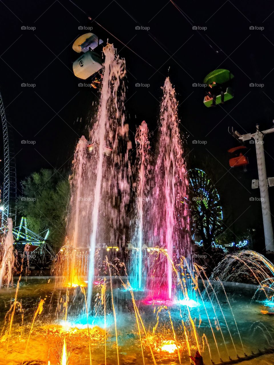 color fountains