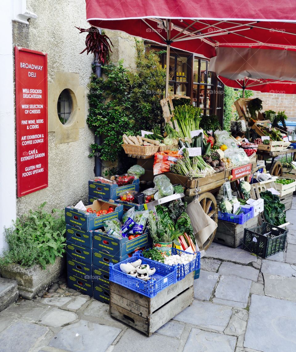 Food. Food store market