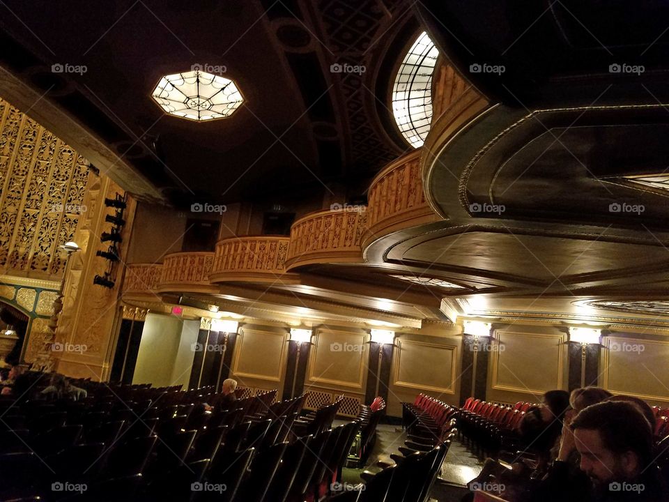 Balconies in Detroit Opera House