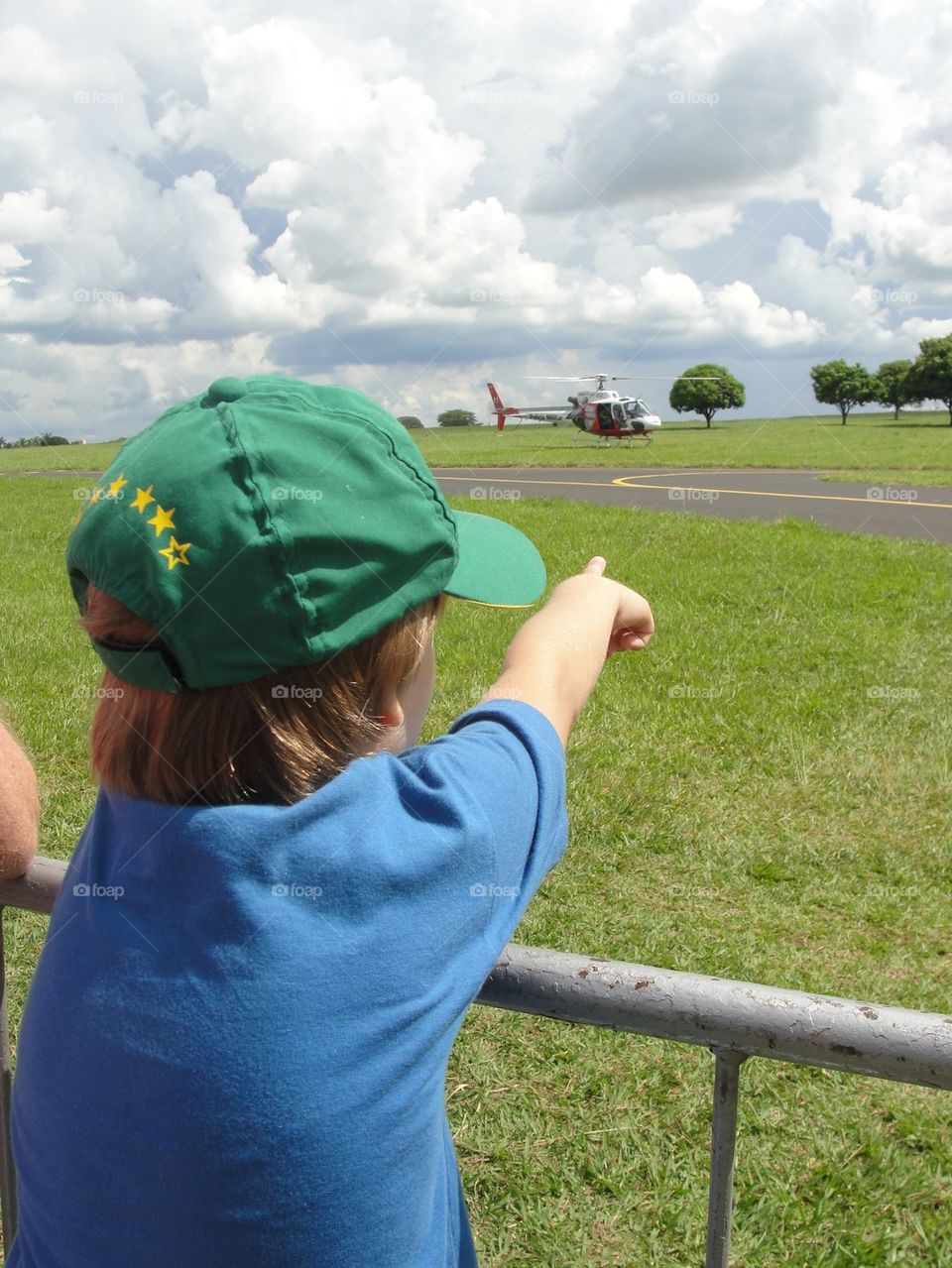 Kid at airport