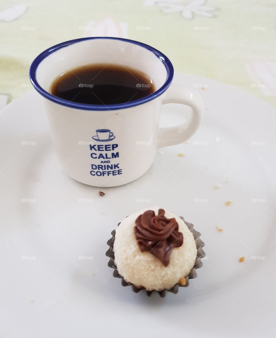 Delicious sweet and coffee