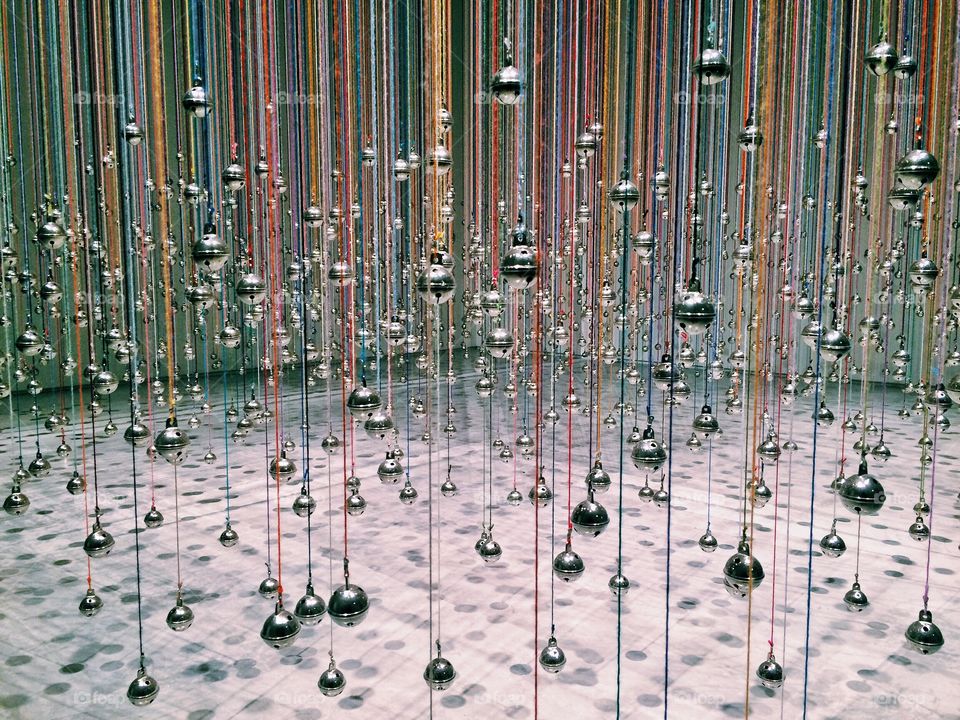 Balls in a exposition 