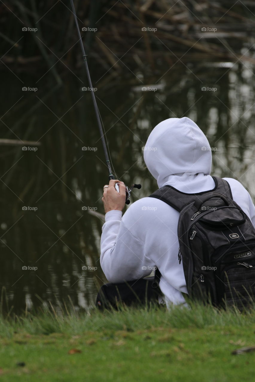 Fishing close up