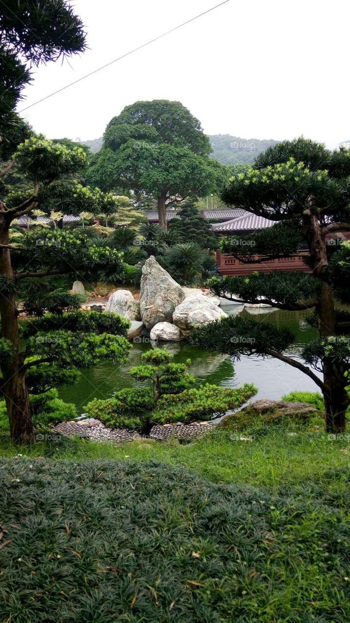 =peaceful garden=