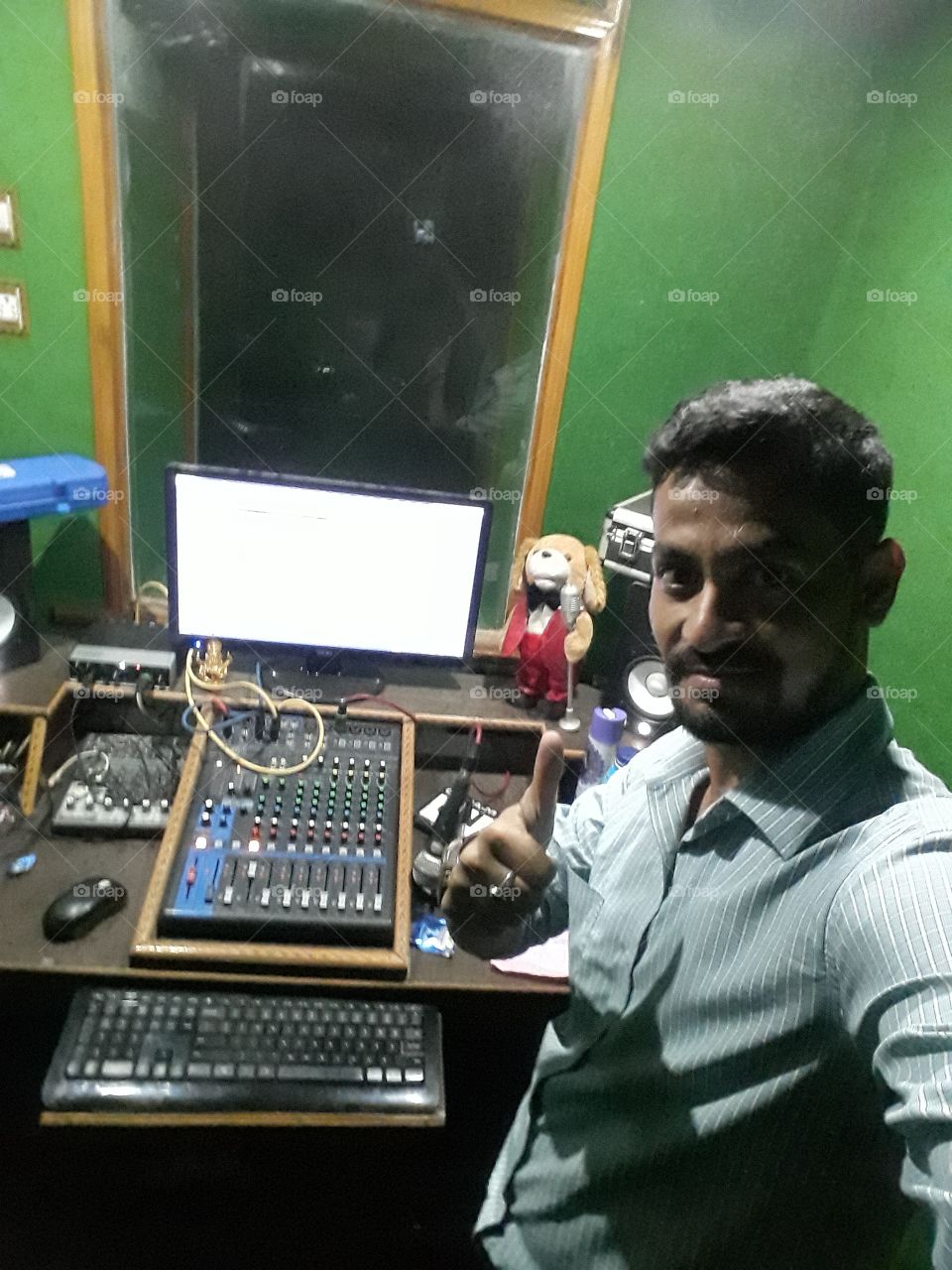 in misic studio