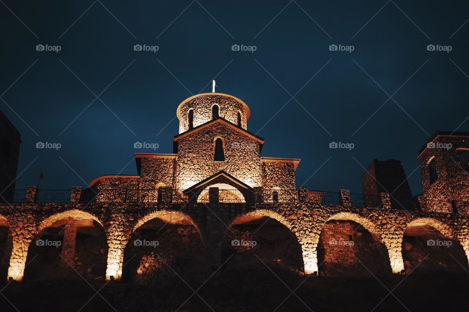 Alan Monastery night view