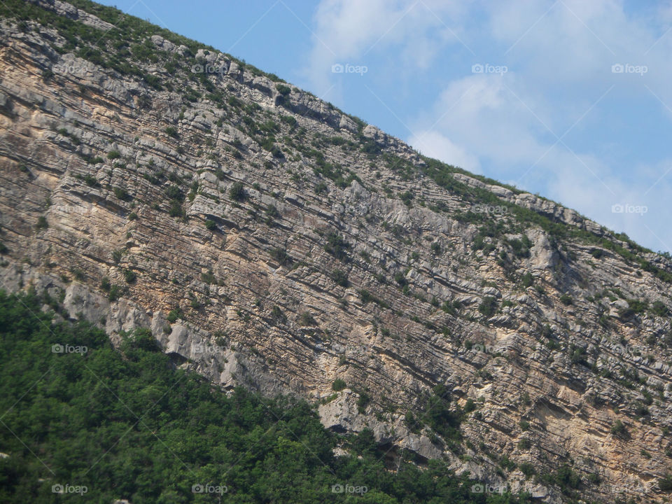 Scenic sight in the natural park Verdon in France