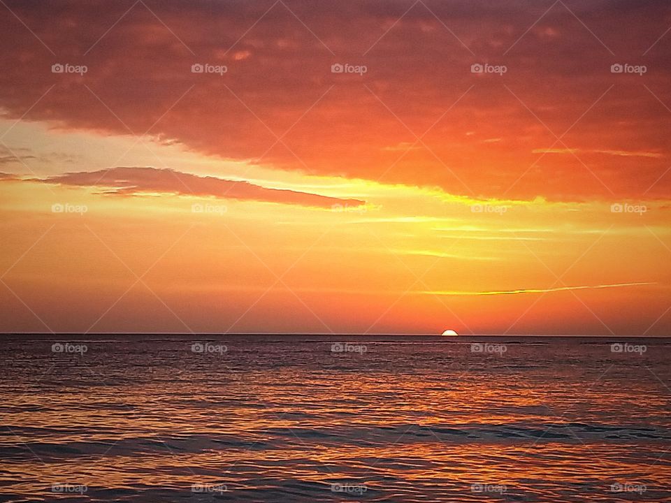 beautiful Boracay sunset