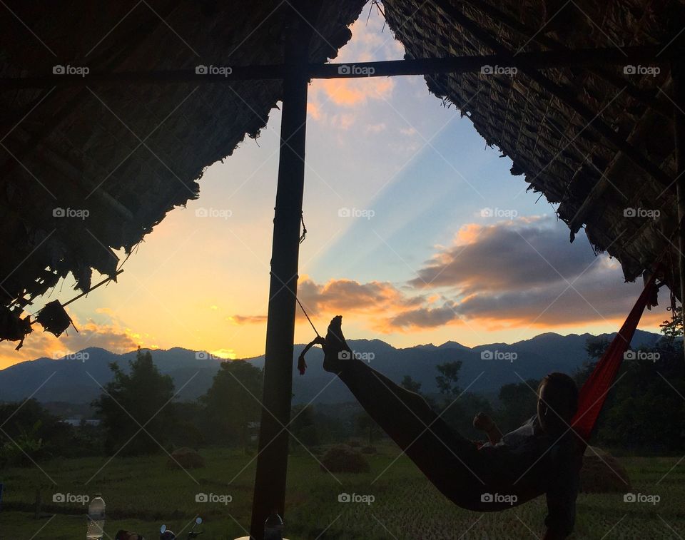 Sunset hammock 