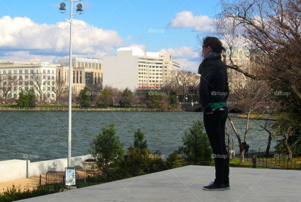 People, City, Water, Landscape, Tree