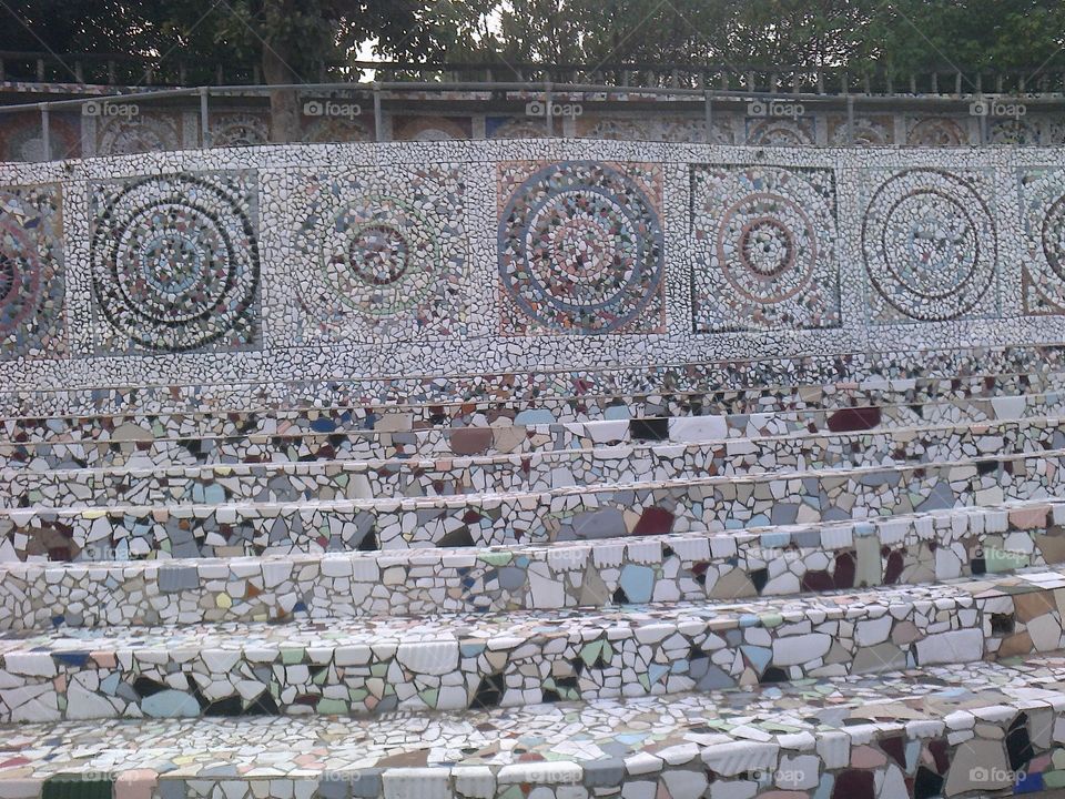 Rock Garden Chandigarh, is a sculpture garden made from waste material- A best tourist spot. Founded by NEK CHAND.