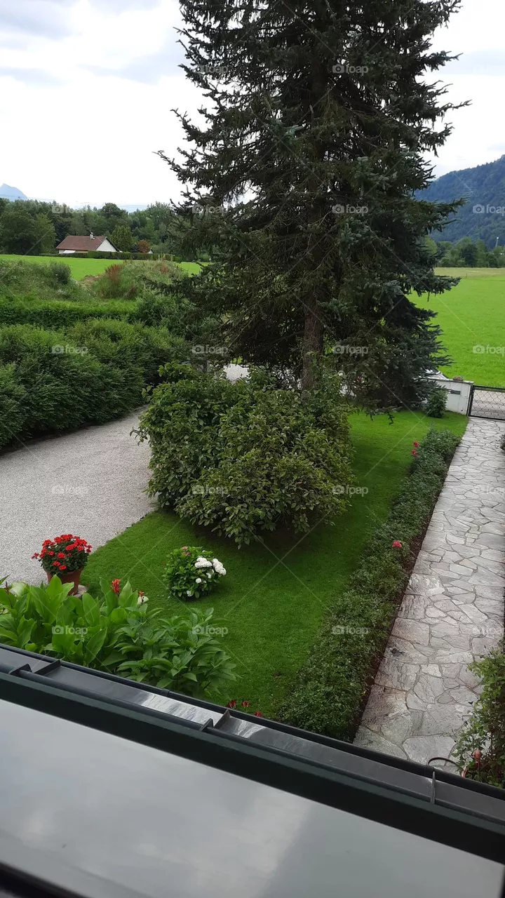 Schöne Hausgarten