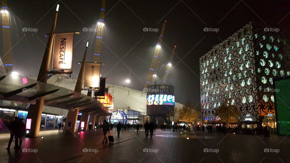 The O2 arena, Greenwich, London.