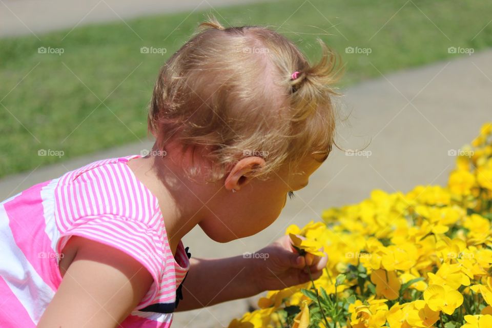 Stopping to smell the flowers