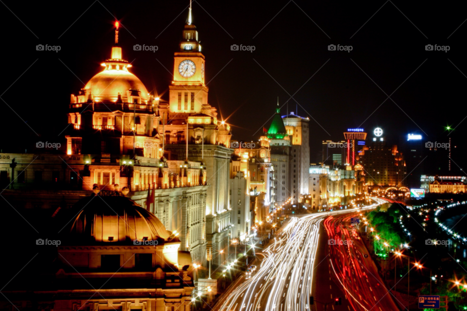 china lights traffic golden by paulcowell