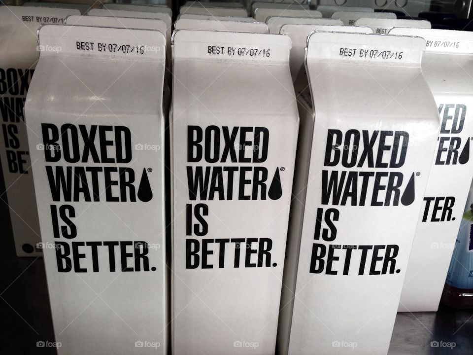 Boxed water