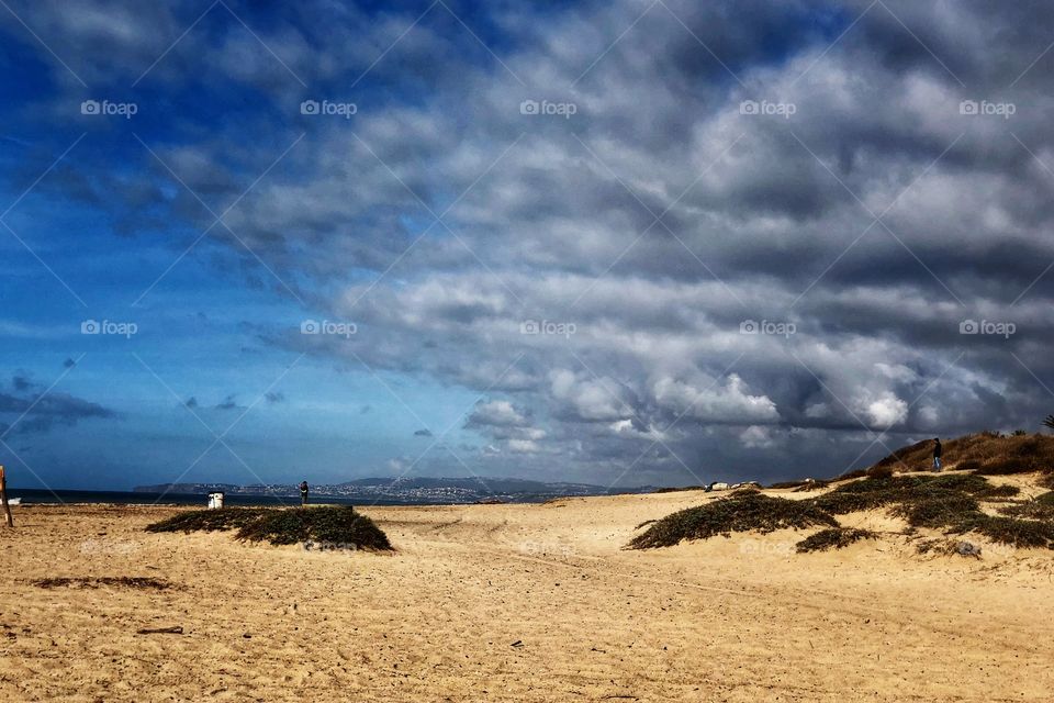 Stunning Beach Landscape and Clouds