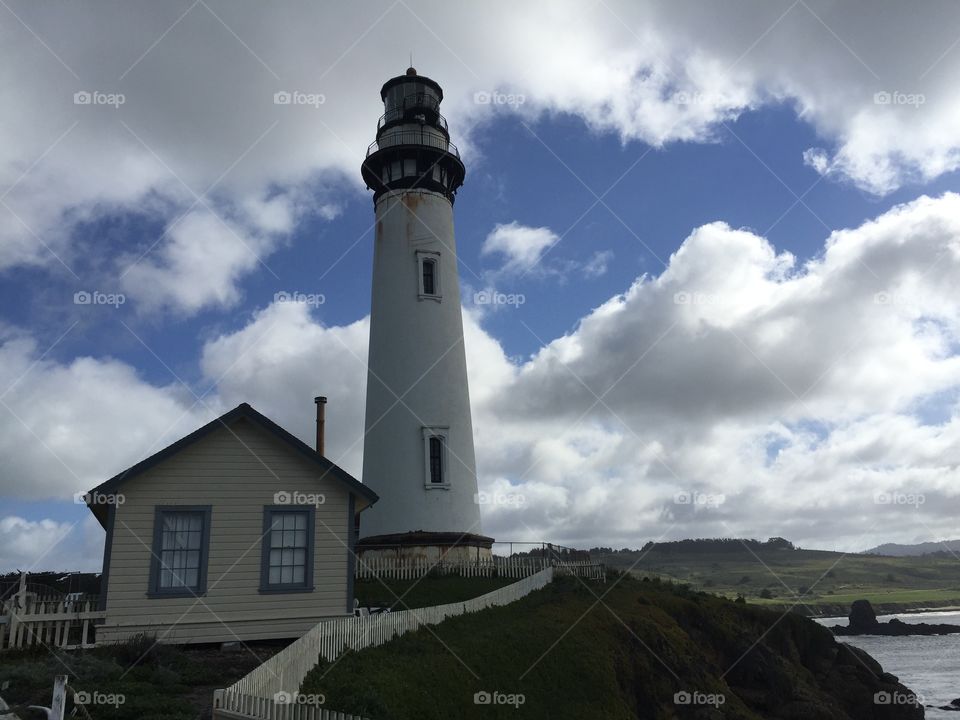 Lighthouse, No Person, Water, Travel, Seashore