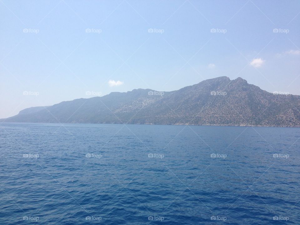 View from the sea