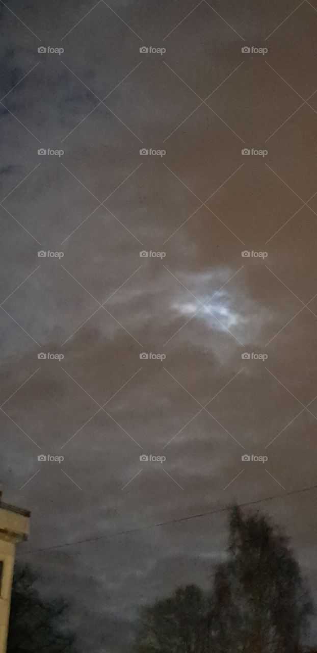 beautiful moonshine Oslo Norway