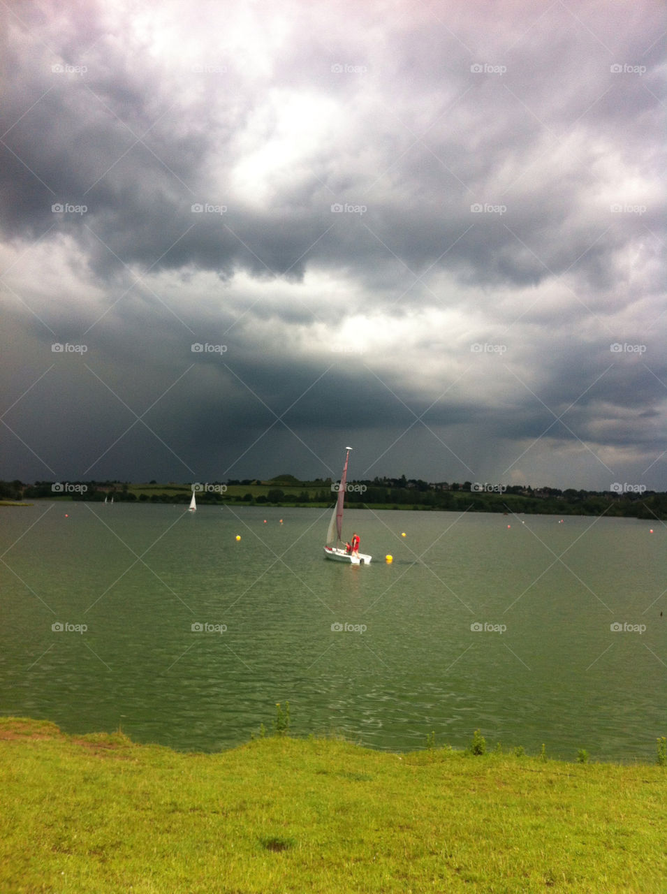 sky clouds england lake by ggrigorova