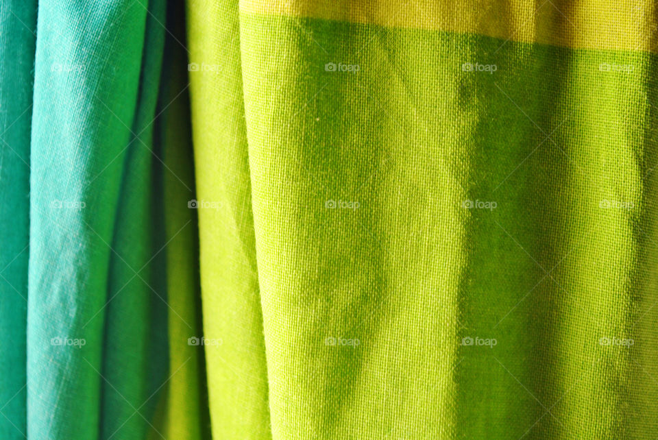 Green fabric