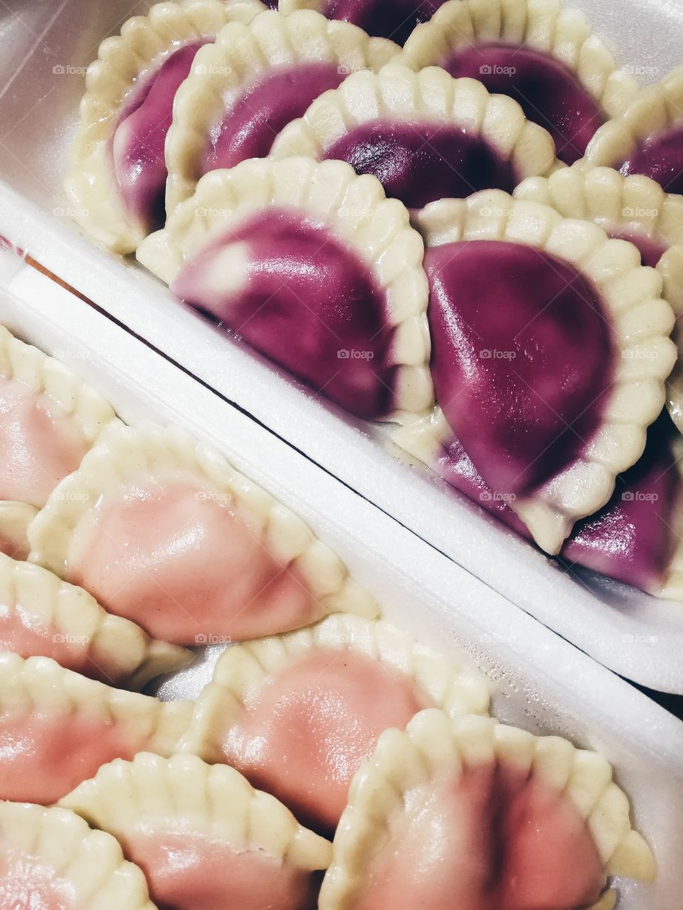 Dumplings filled with fruits