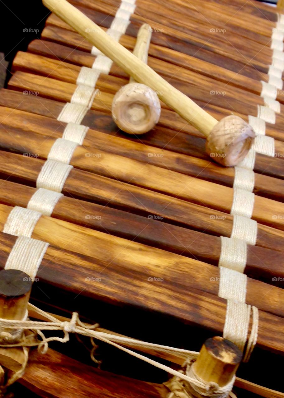 X. Wooden xylophone