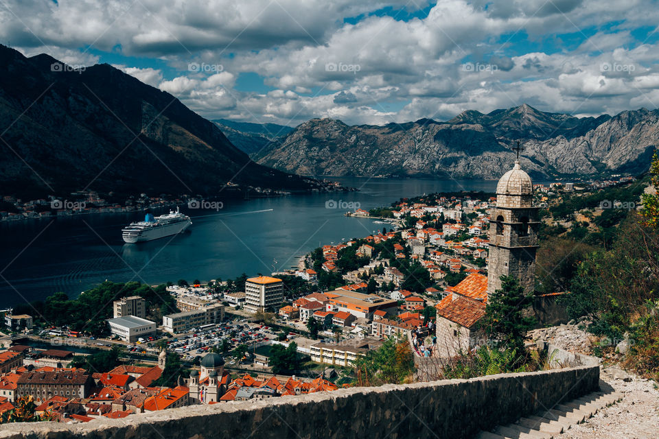 Kotor bay in Montenegro