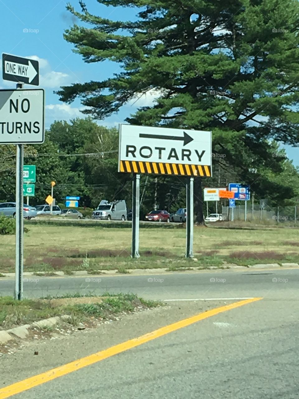 There are still rotary circles in New England.