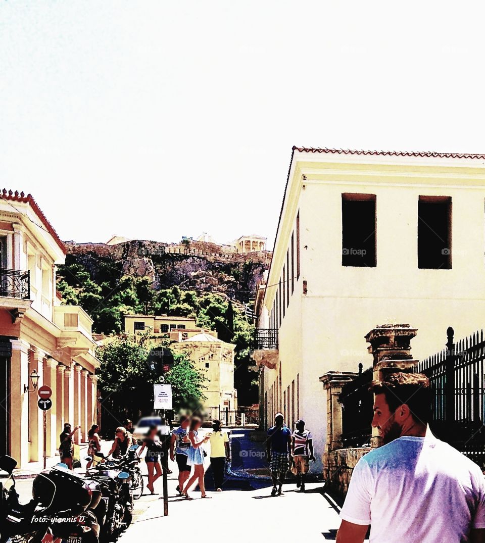 Athens Acropolis plaka old town