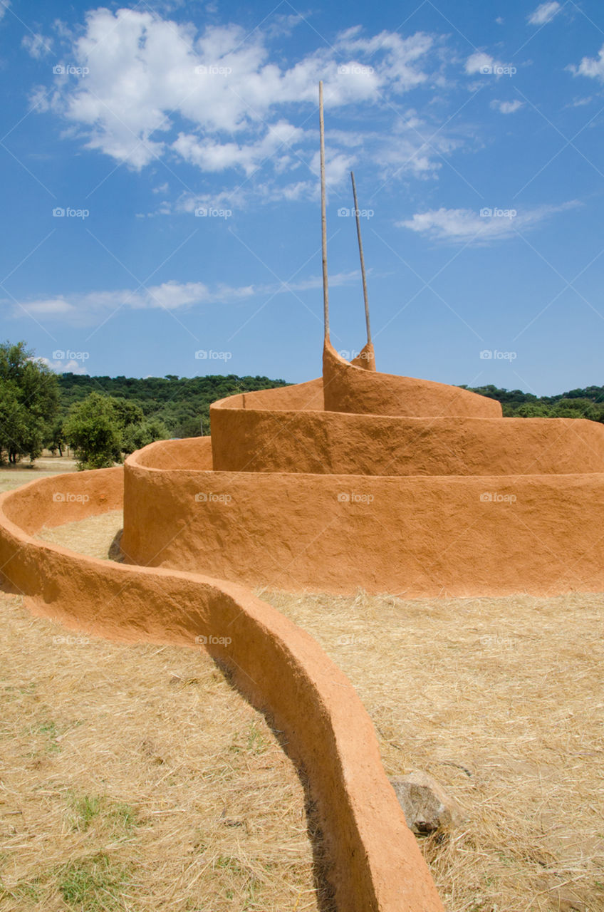 Land art at a festival in Portugal 