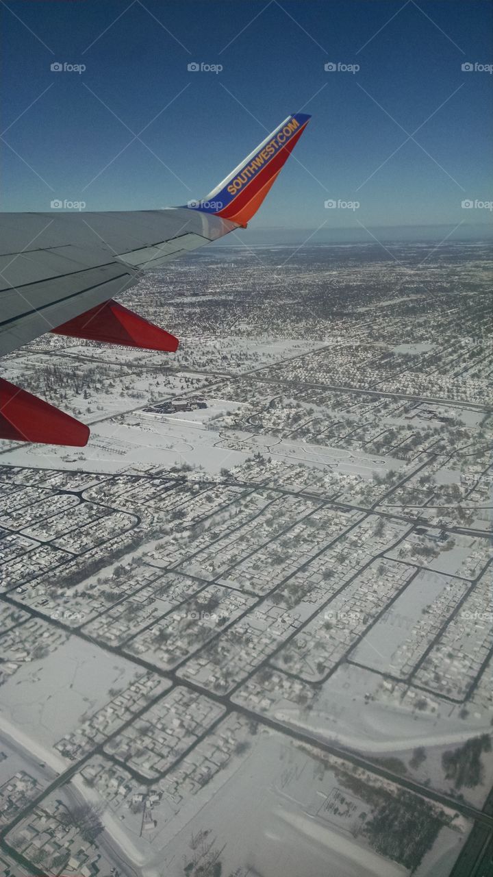sky view of Buffalo NY
