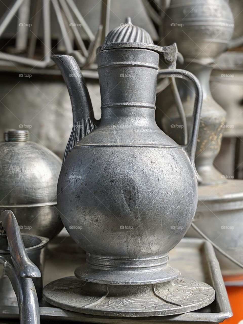 silver vintage jug